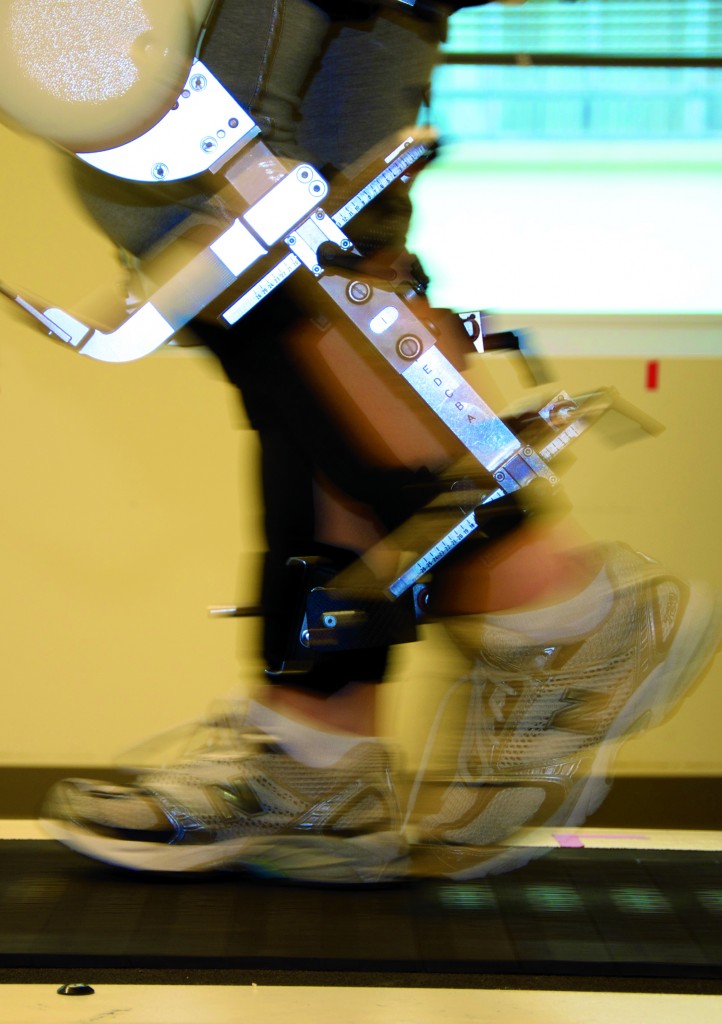 Lokomat robotic gait training in Dr. Lam's lab