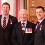 ICORD trainee Matt Crombeen receives Medal of Bravery