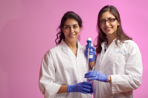 Malihe Poormasjedi and Azadeh Hosseinitabatabaei, Graduate Students in Dr. Aziz Ghahary's laboratory at ICORD