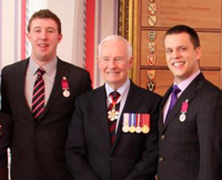 ICORD trainee Matt Crombeen receives Medal of Bravery